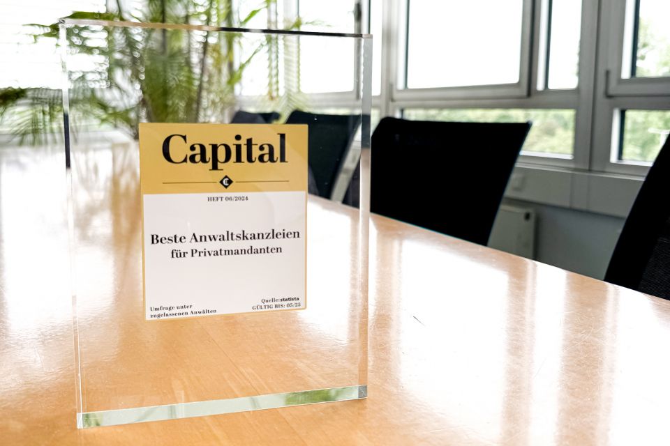 Karriere bei Plup Anwaltskanzlei - Auszeichnung vom Wirtschaftsmagazin Capital